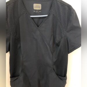 Luxe gray scrub shirt